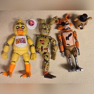 Five Nights At Freddy's Action Figure Bundle Chica Foxy